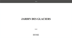 Desktop Screenshot of jardindesglaciers.ca