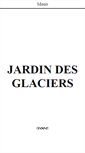 Mobile Screenshot of jardindesglaciers.ca